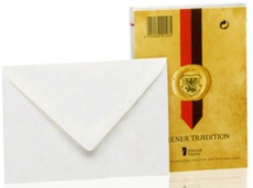 Briefhülle Dürener Tradition - C6, 25 Stück, weiß, Leinen